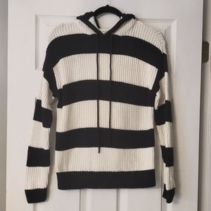 Striped Hooded Sweater